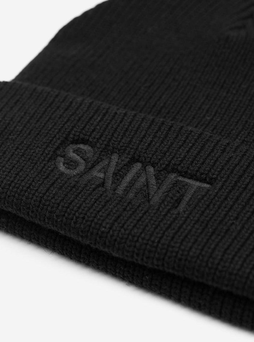 SA1NT Skull Beanie - Black