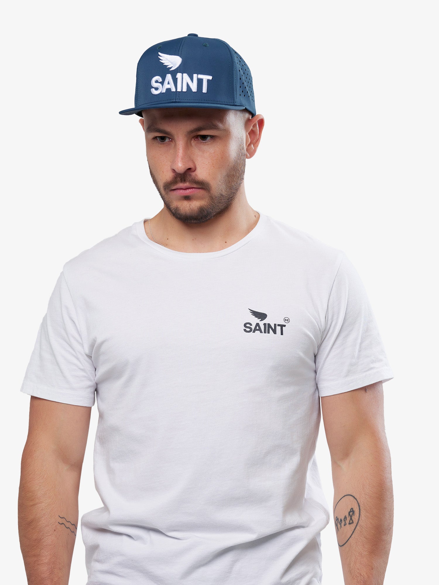 Unisex SA1NT Snapback - Petrol Blue