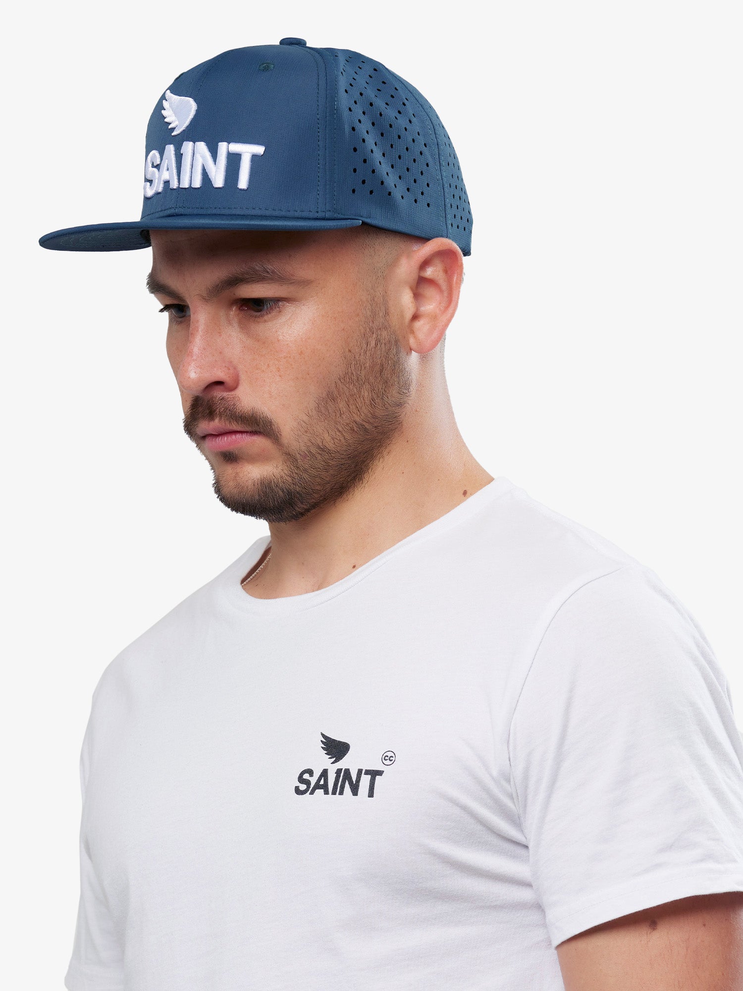 Unisex SA1NT Snapback - Petrol Blue