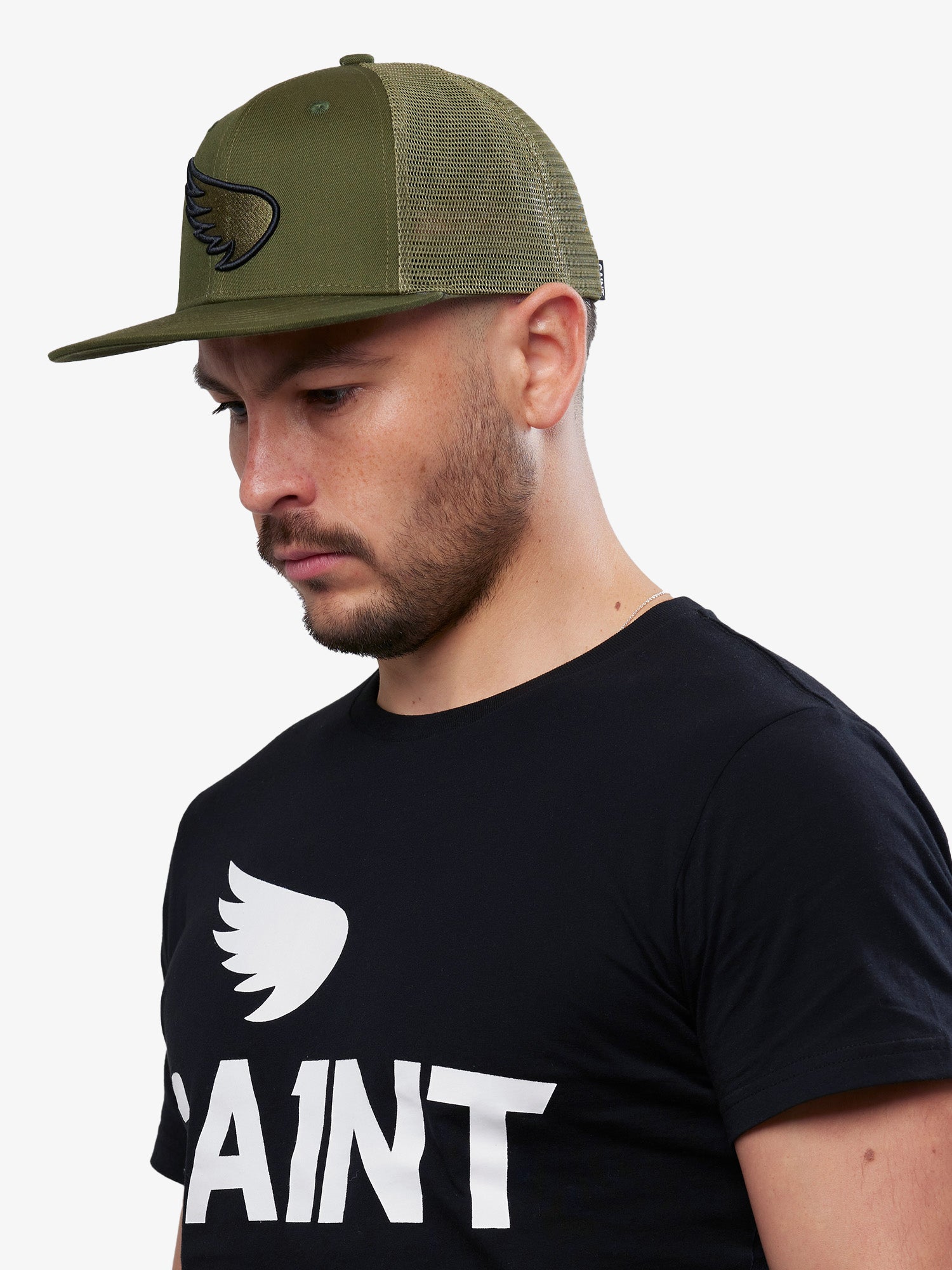 Unisex Wing Trucker - Moss Green