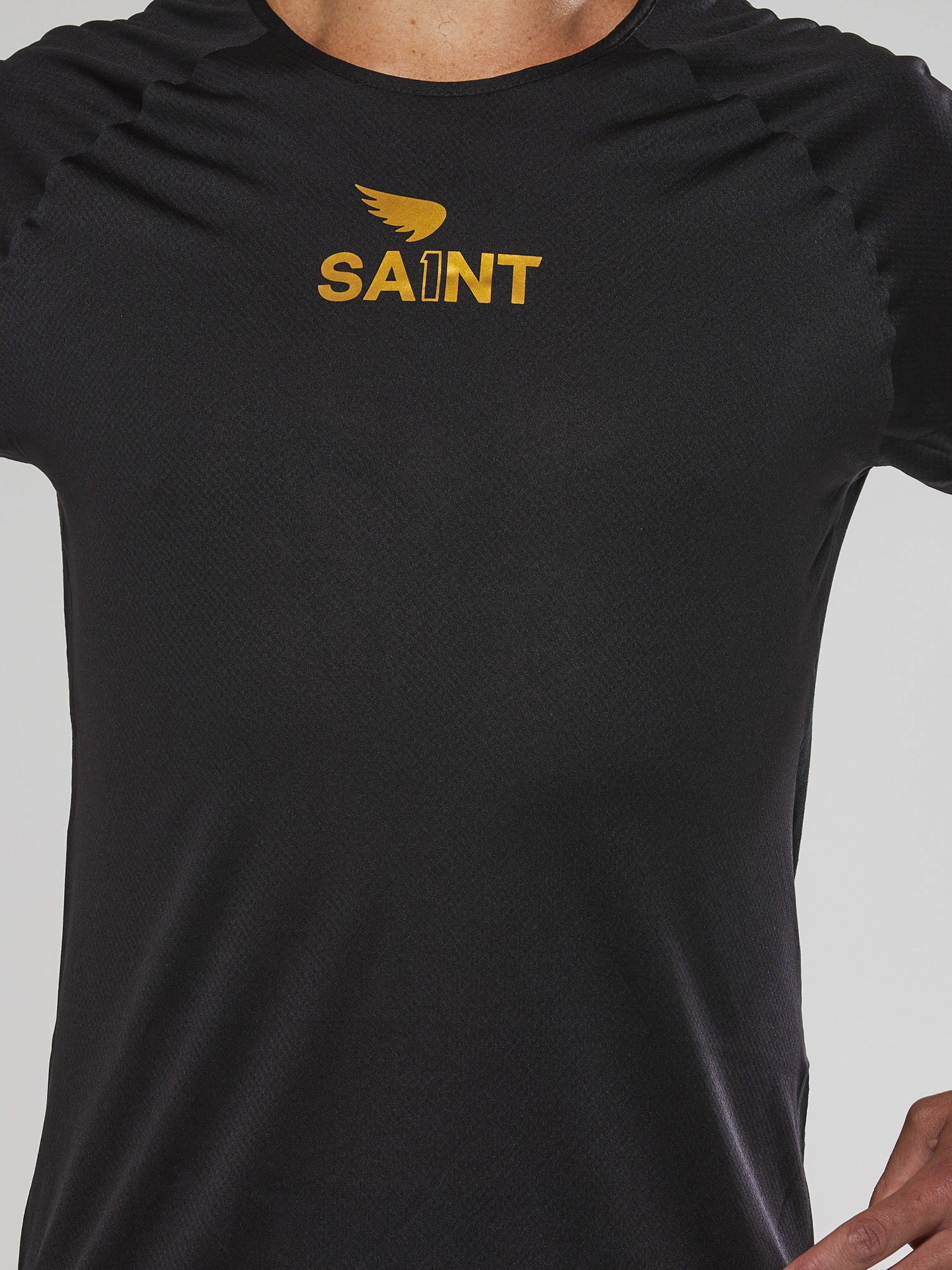 Men's P1 Elite Run Top - Black