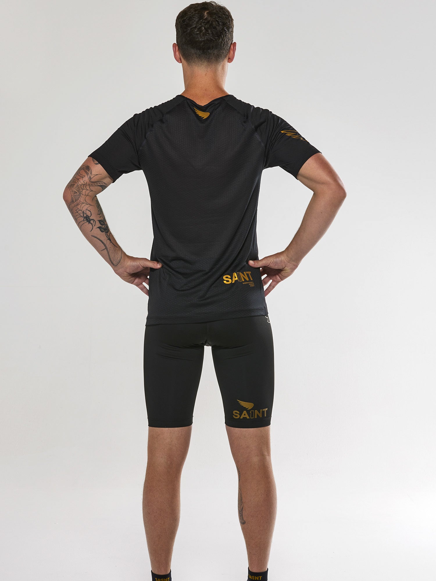 Men's P1 Elite Run Top - Black