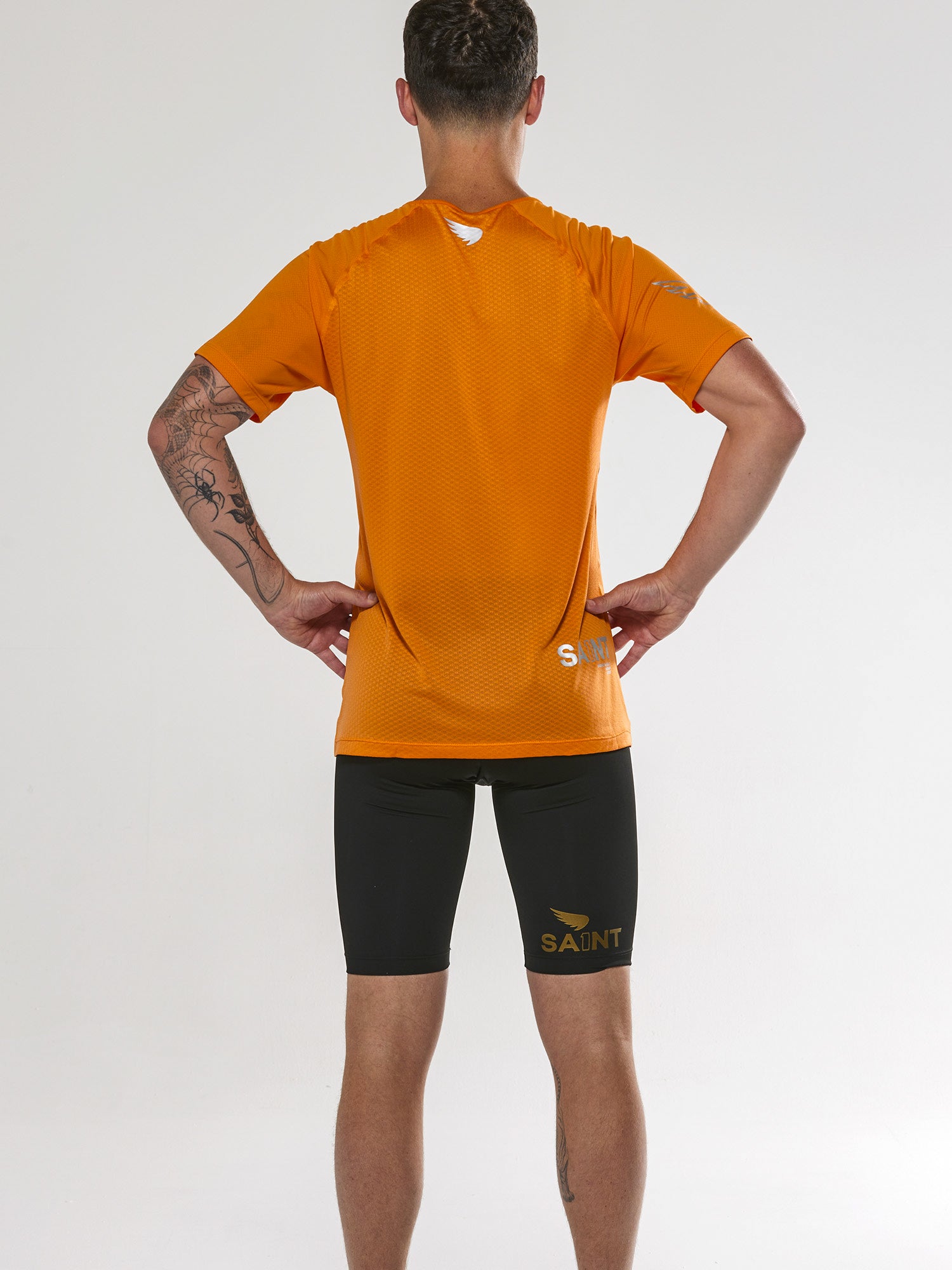 Men's P1 Elite Run Top - Orange