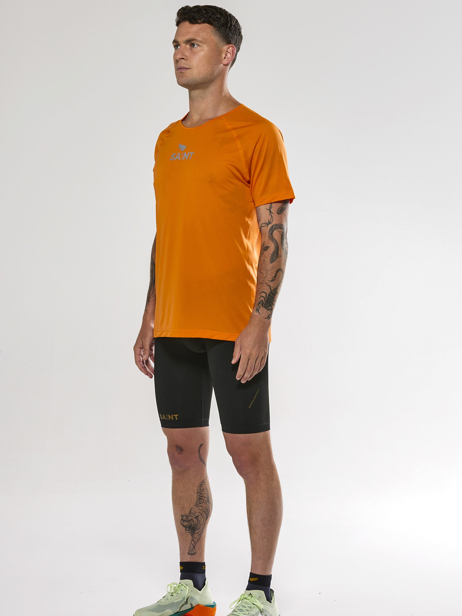 Men's P1 Elite Run Top - Orange