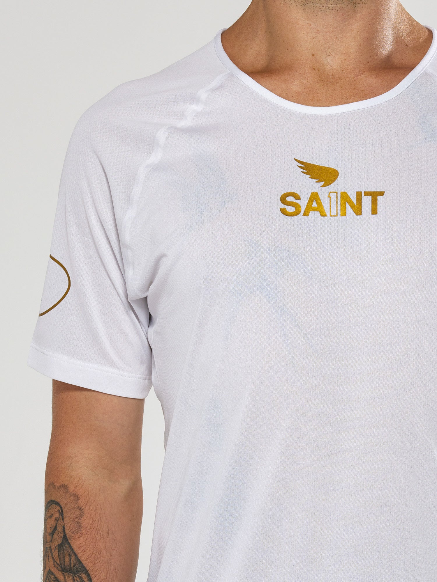Men's P1 Elite Run Top - White