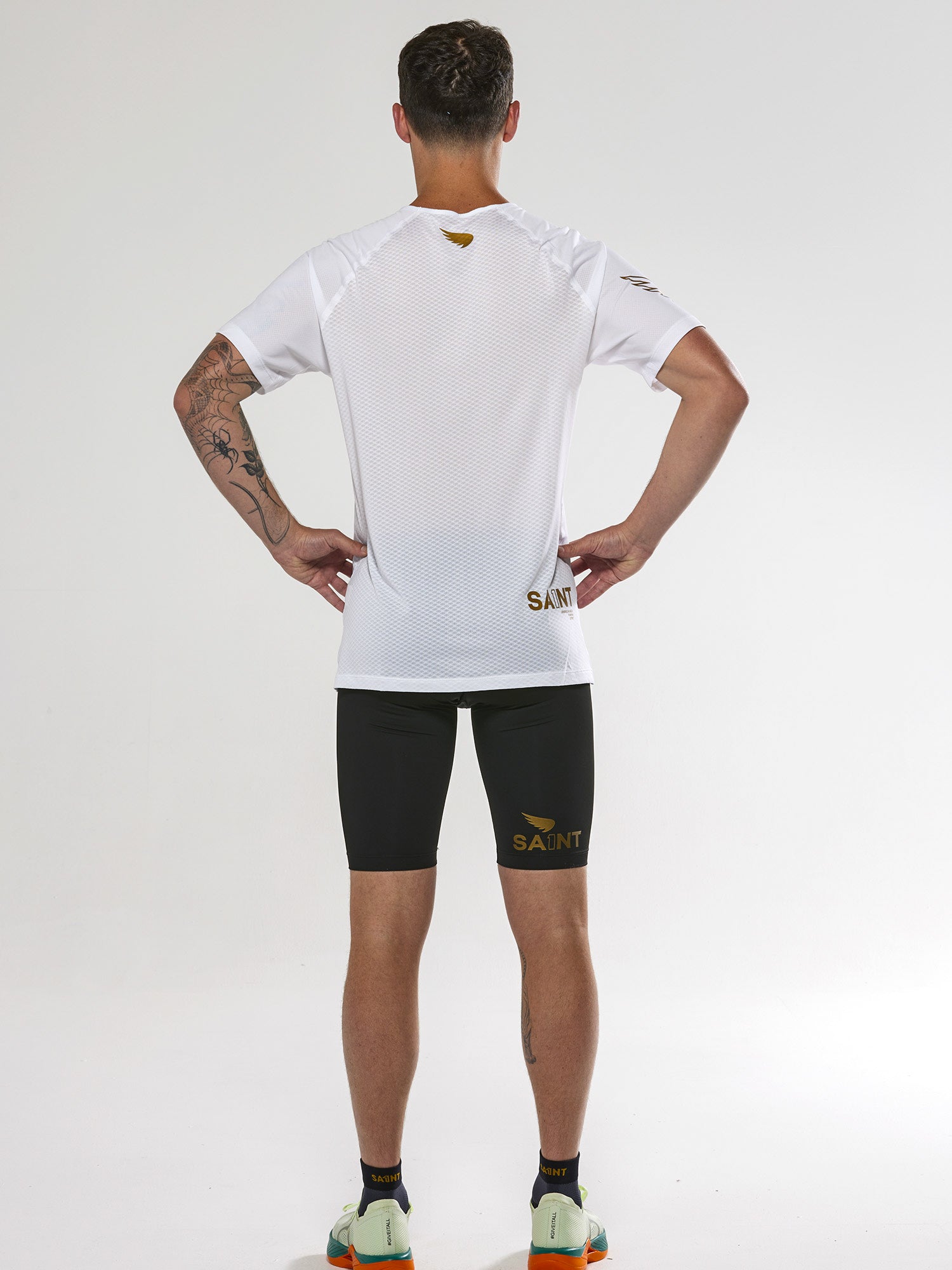 Men's P1 Elite Run Top - White