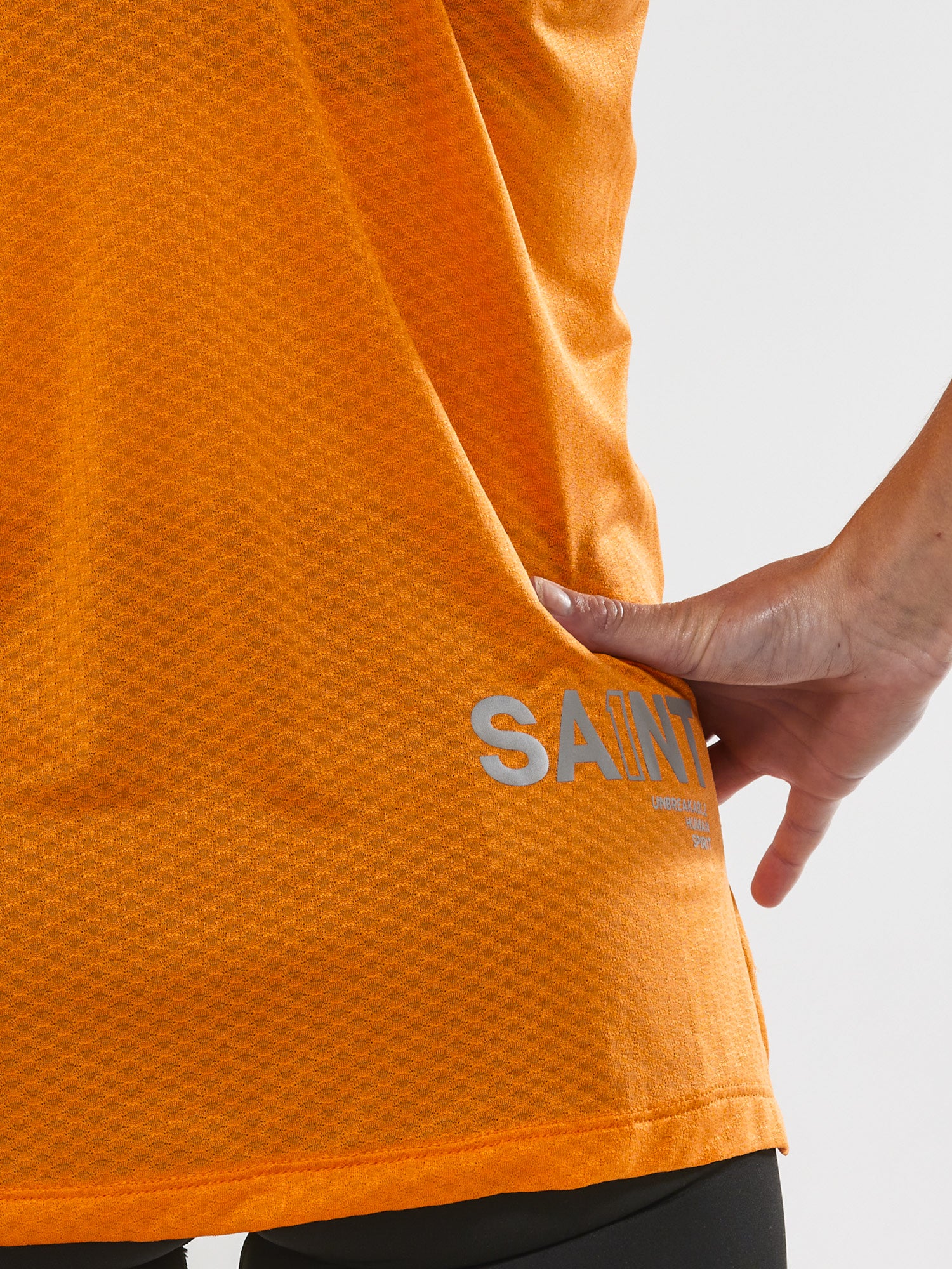 Women's P1 Elite Run Singlet - Orange