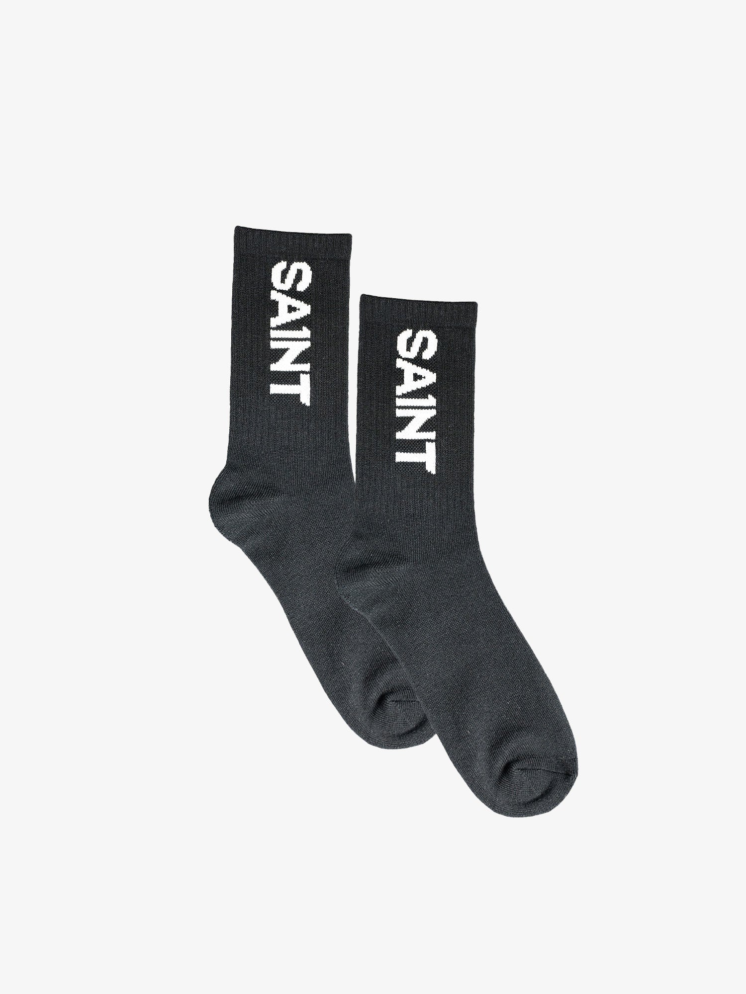 Unisex SA1NT Bamboo Crew Socks - Black