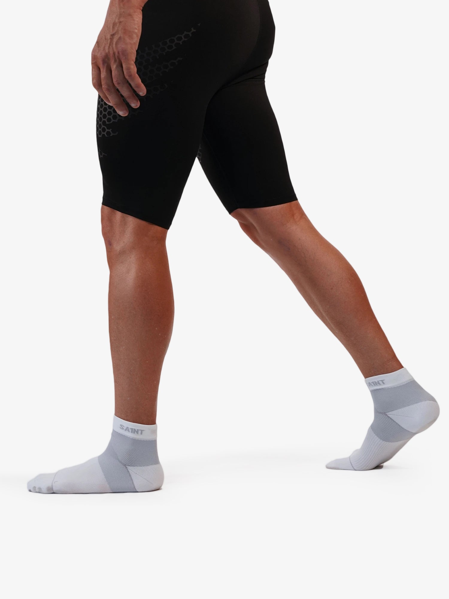 Low-Cut Ankle Support Socks - White
