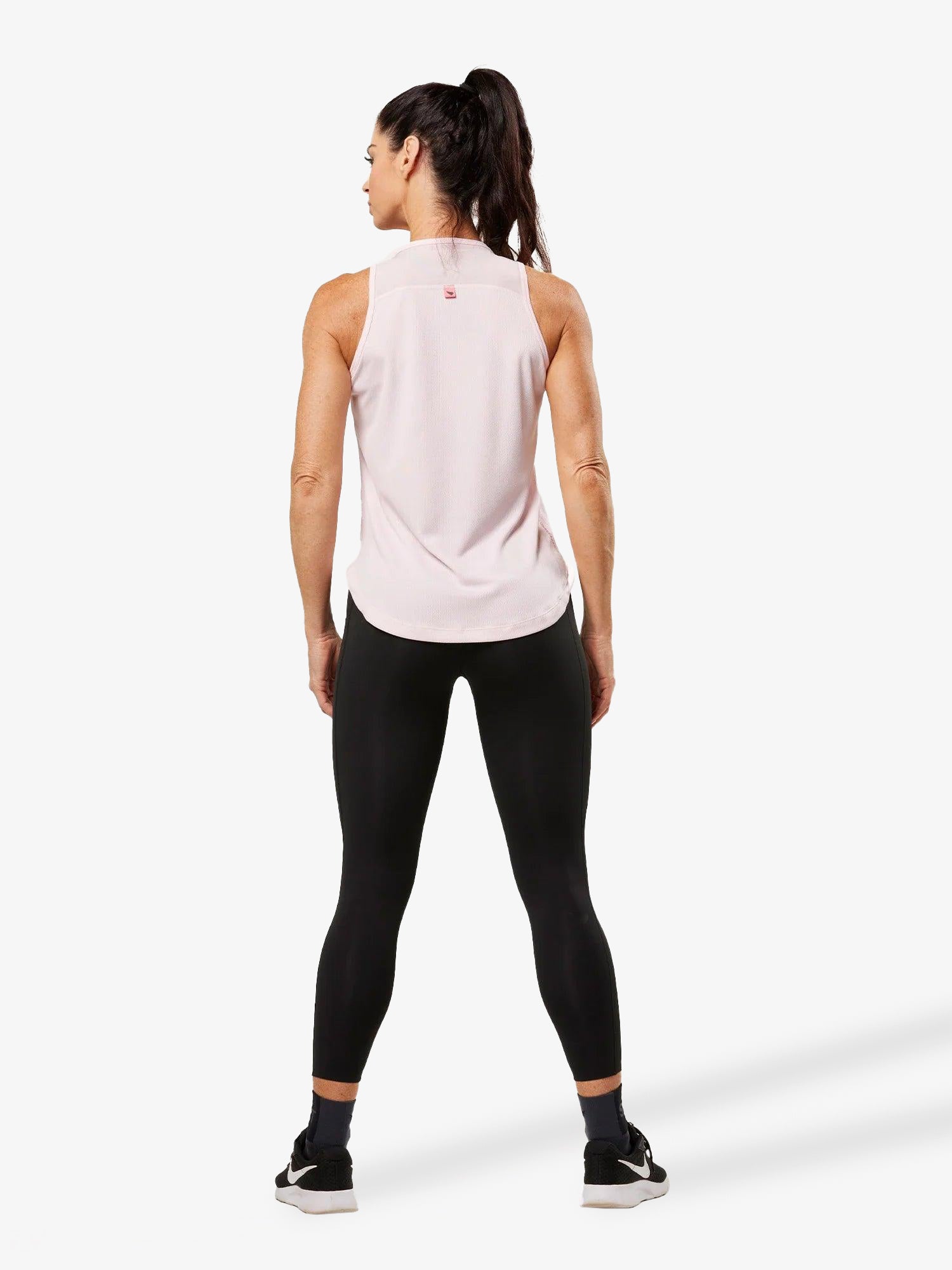 Women's Hi-Neck Training Tank - Pink