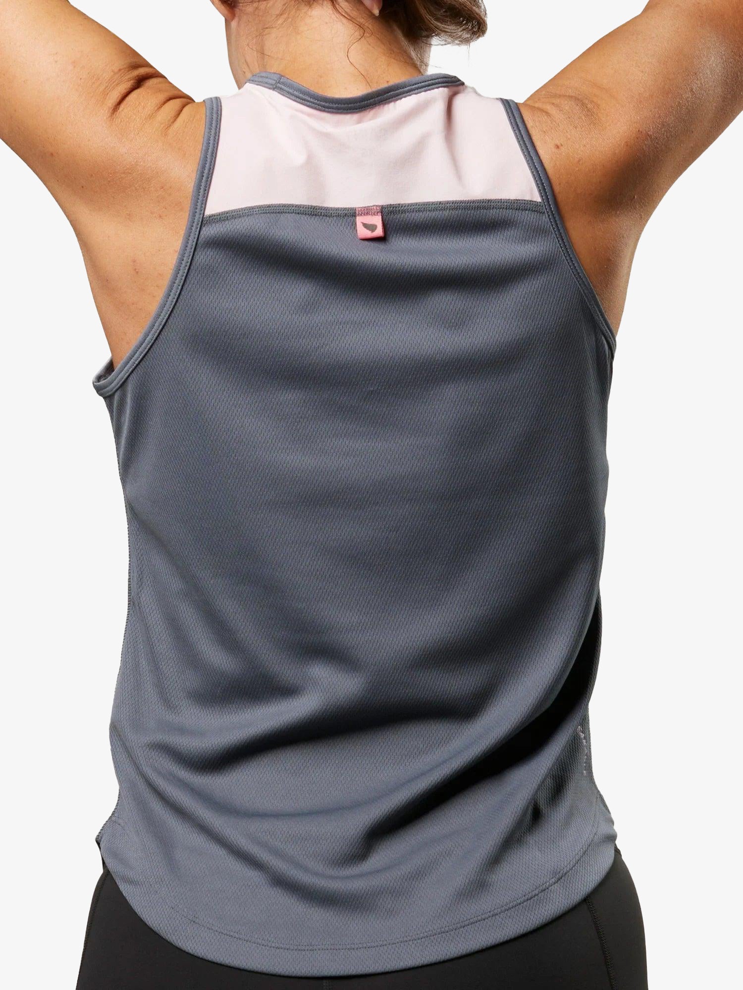 Women's Hi-Neck Training Tank - Grey