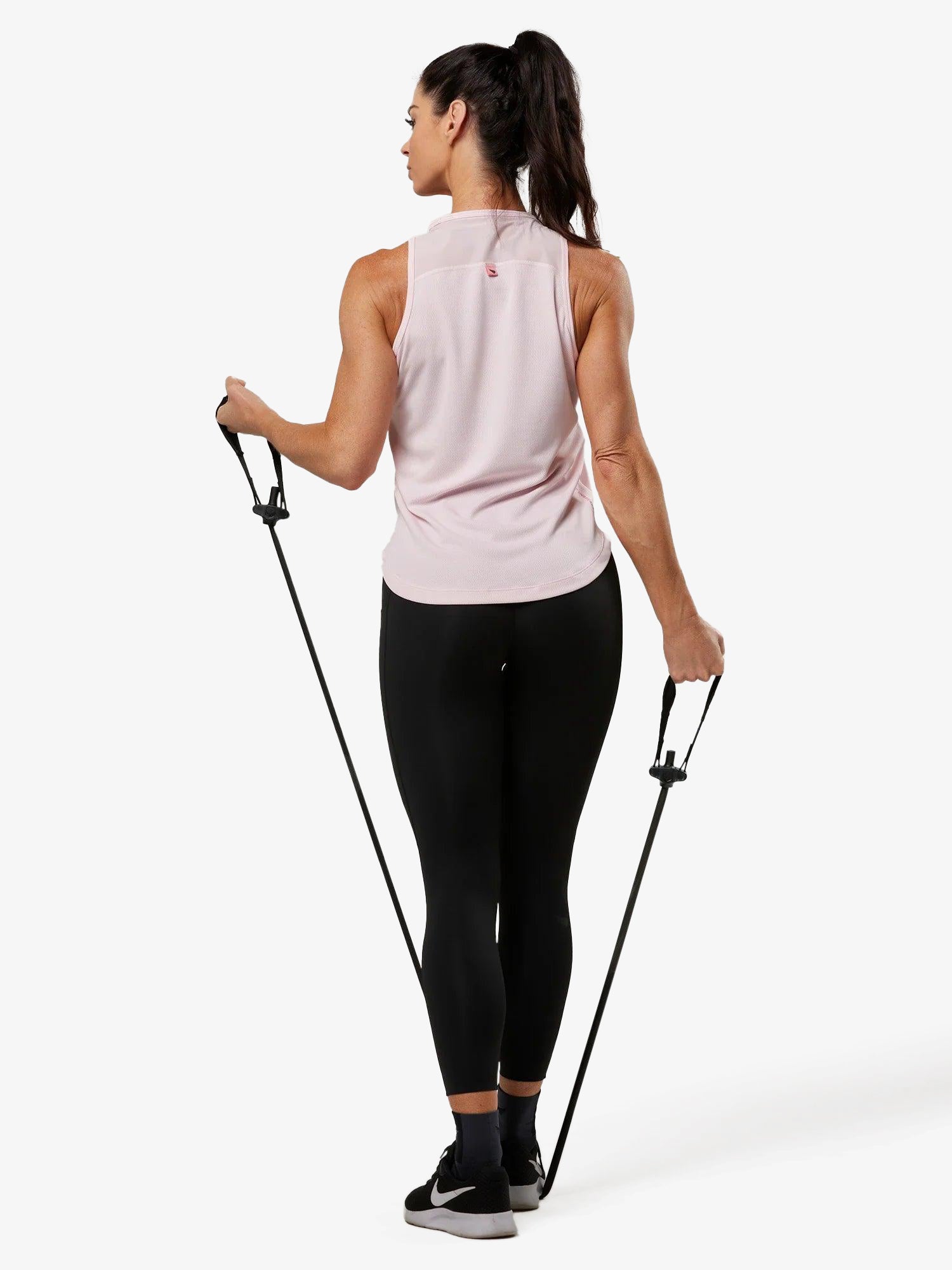 Women's Hi-Neck Training Tank - Pink