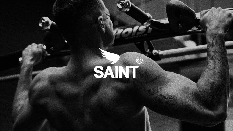 A man working out in the gym
