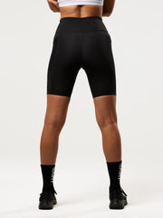 Women's Compression 8" Shorts - Black | SA1NT LAYERS