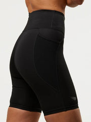 Women's Compression 8" Shorts - Black | SA1NT LAYERS