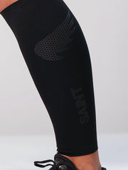 Unisex Performance Compression Calf Guards - Black