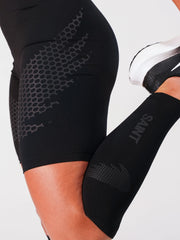 Unisex Performance Compression Calf Guards - Black