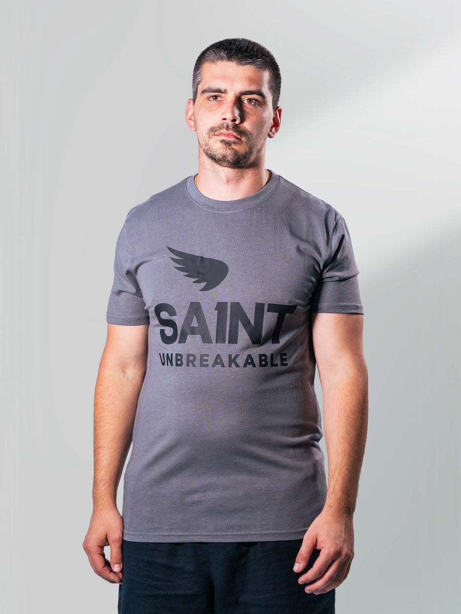 SA1NT Unbreakable CottonTencel Tee - Grey