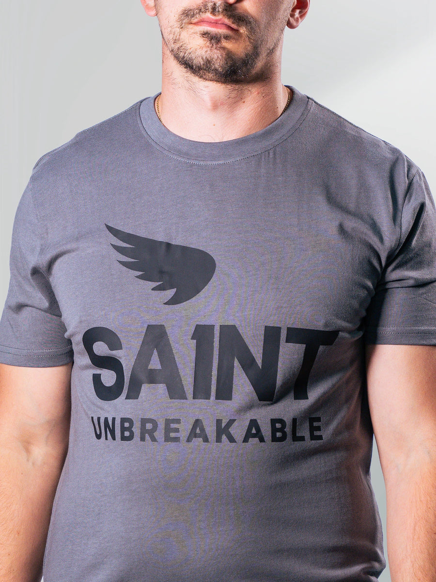 SA1NT Unbreakable CottonTencel Tee - Grey