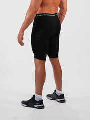 Men's ¾ Compression Shorts - Black