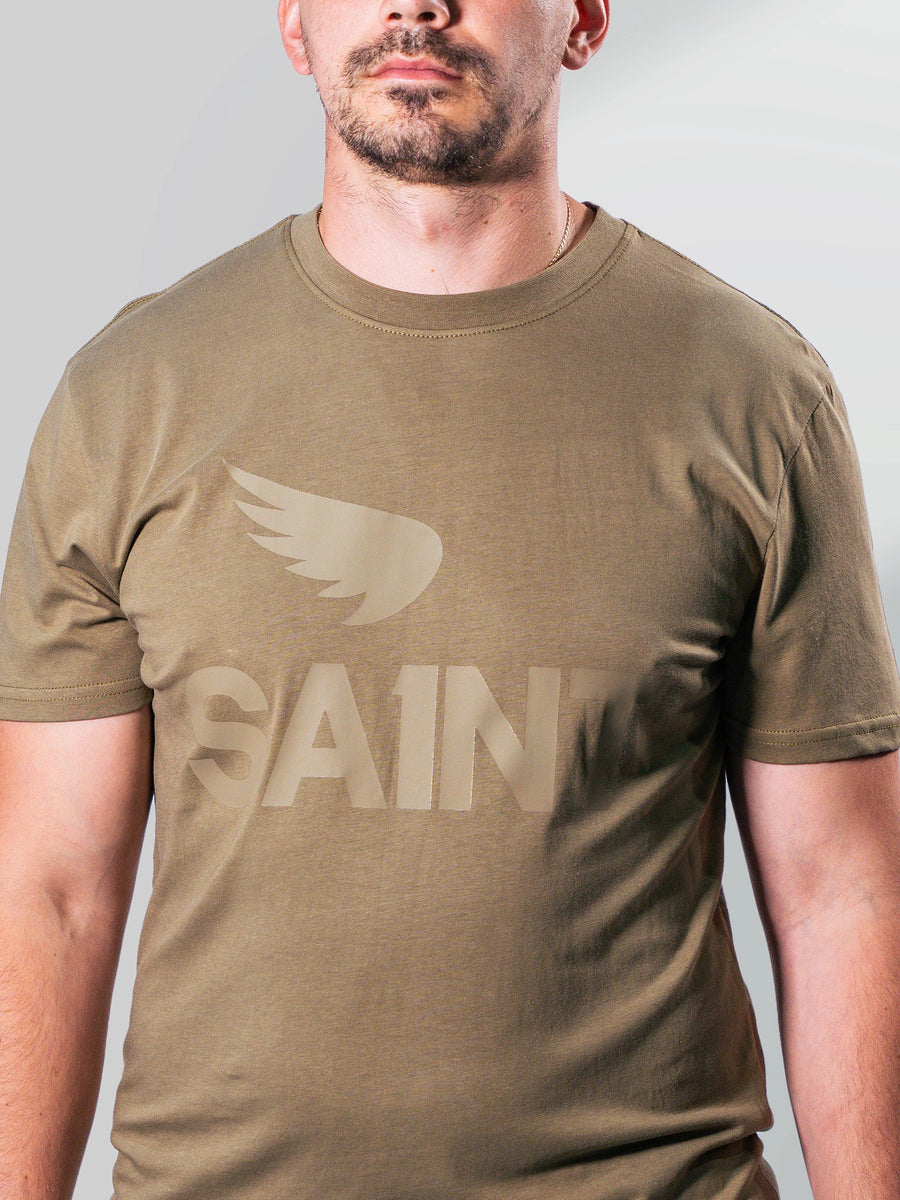 Men's SA1NT No. 1 Cotton/Tencel T-Shirt - Moss Green