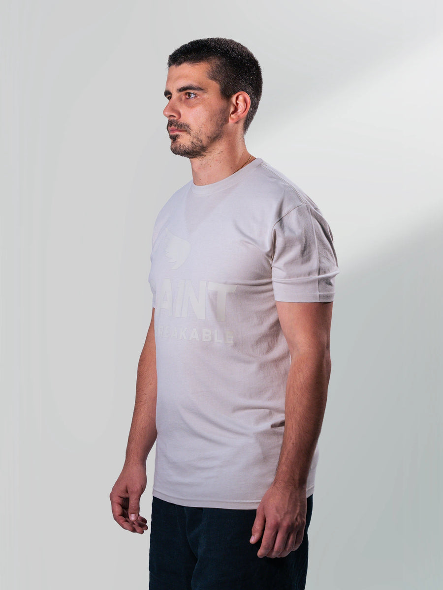 SA1NT Unbreakable Cotton/Tencel Tee - Stone