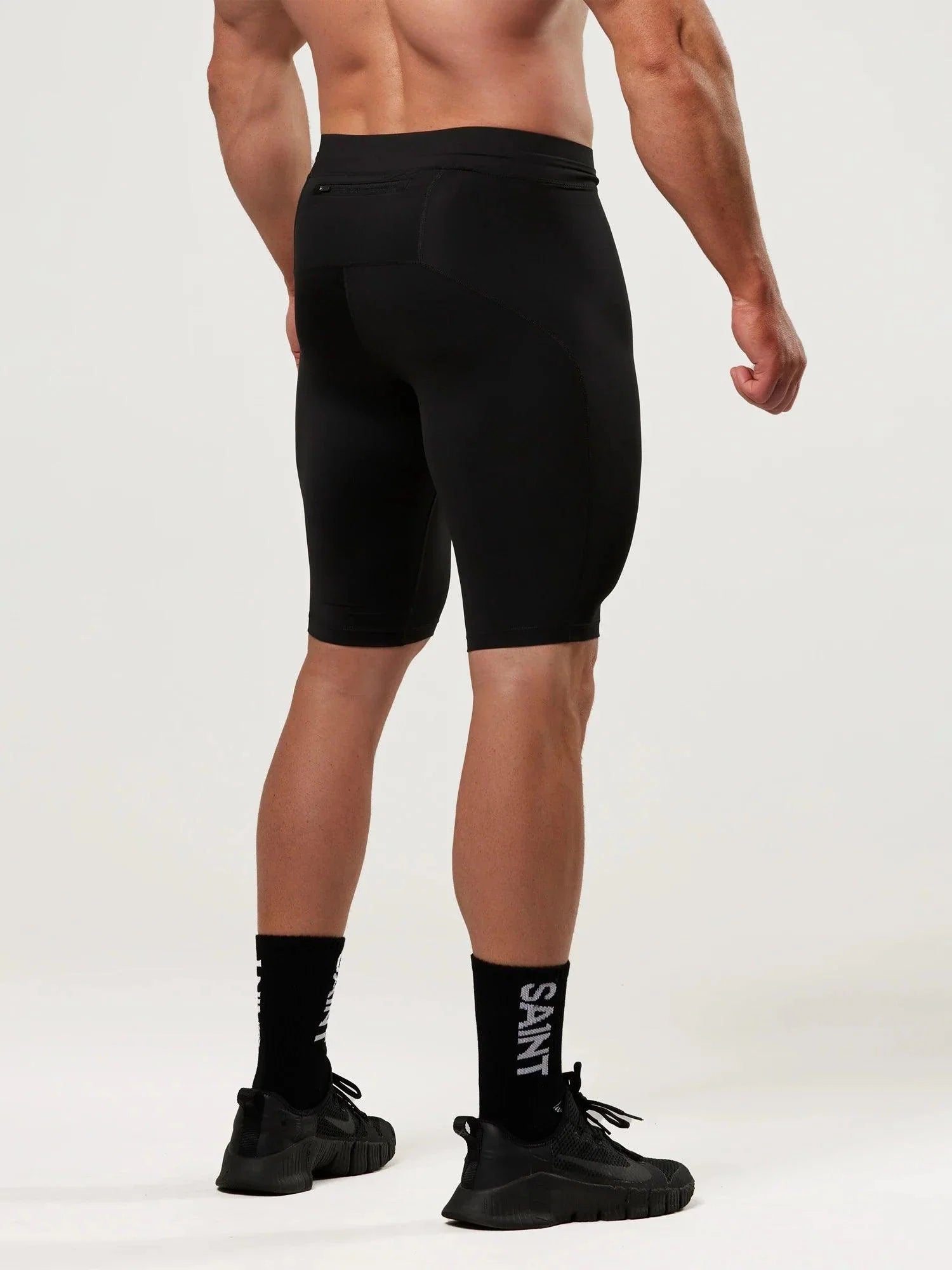 Men's Compression Shorts - Black | SA1NT LAYERS