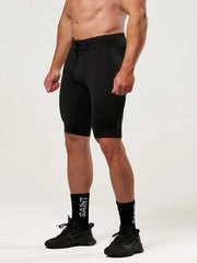 Men's Compression Shorts - Black | SA1NT LAYERS