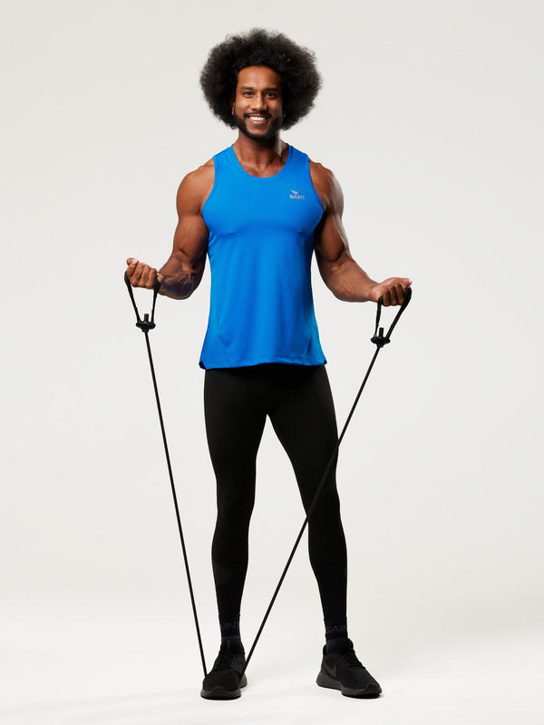 Men's Run Singlet - Blue