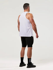 Men's Run Singlet - White | SA1NT Layers