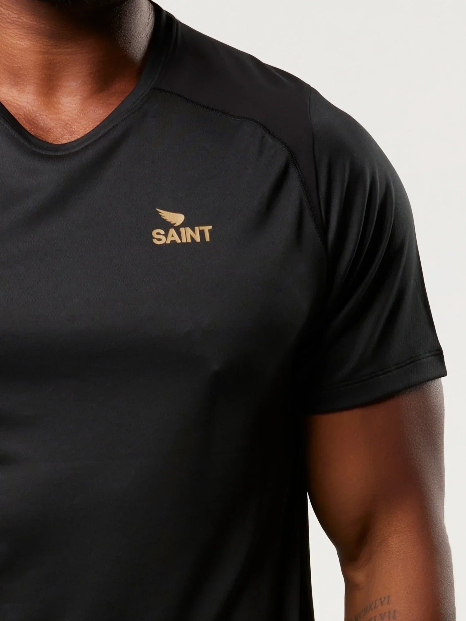 Men's Training T-shirt - Black | SA1NT LAYERS