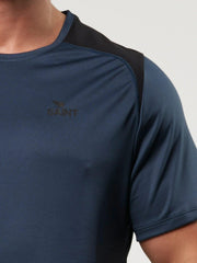 Men's Training T-shirt - Petrol Blue | SA1NT LAYERS