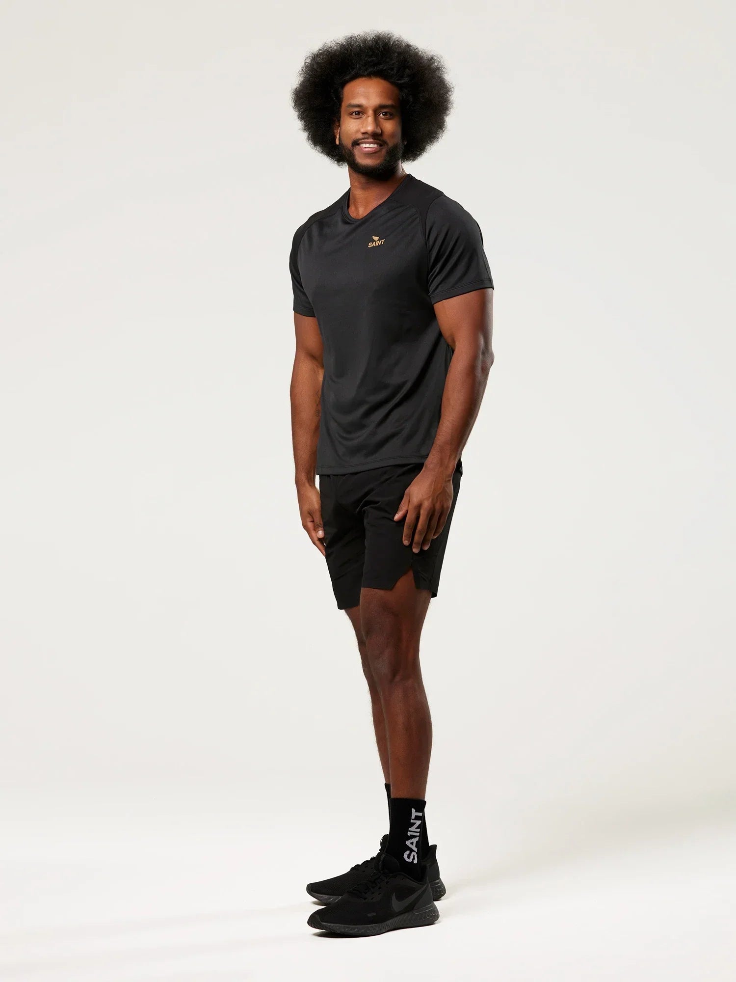 Men's Training T-shirt - Black | SA1NT LAYERS