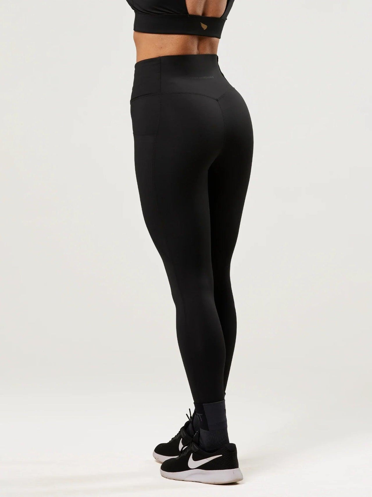 Women's Full Length Training Tights - Black | SA1NT Layers