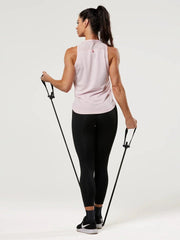 Women's Hi-Neck Training Tank - Pink | SA1NT LAYERS