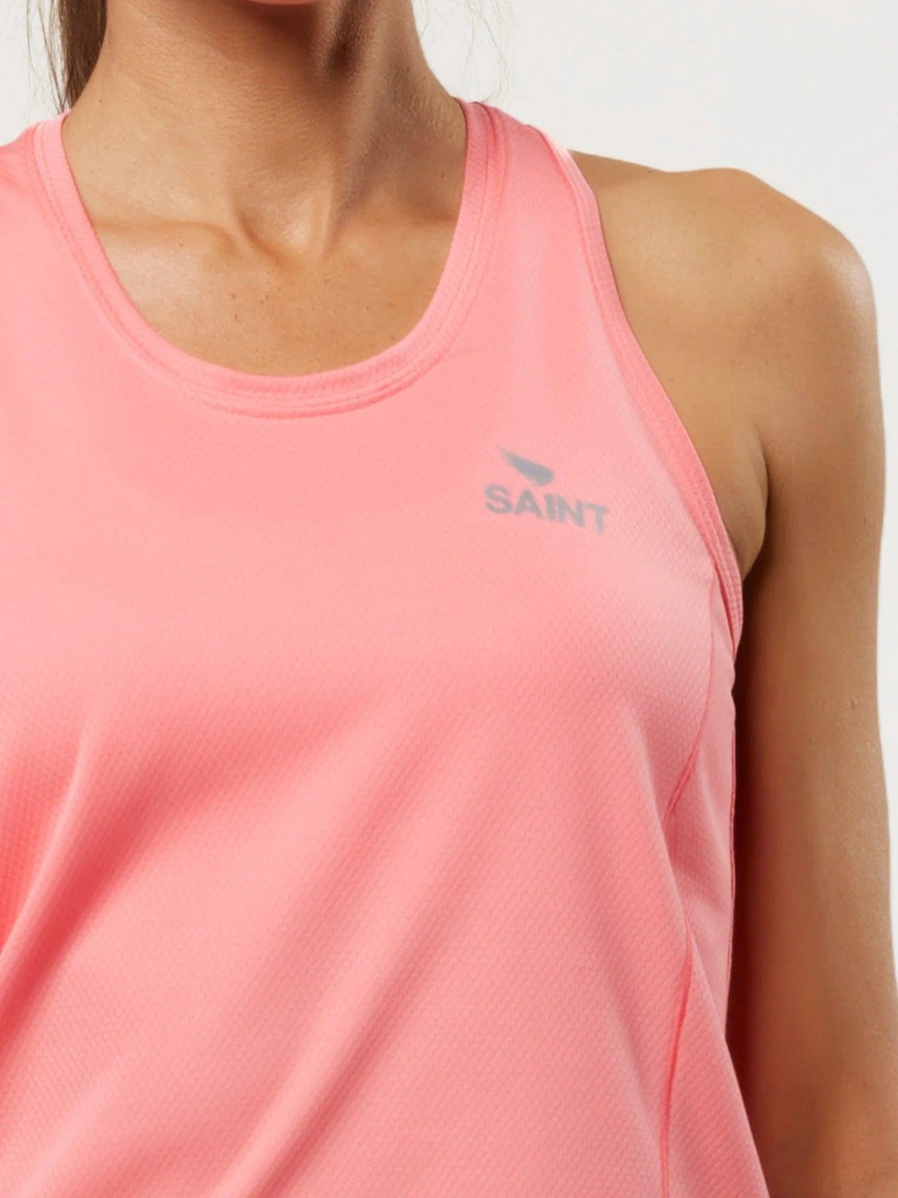 Women's Running Racerback Top - Pink | SA1NT LAYERS