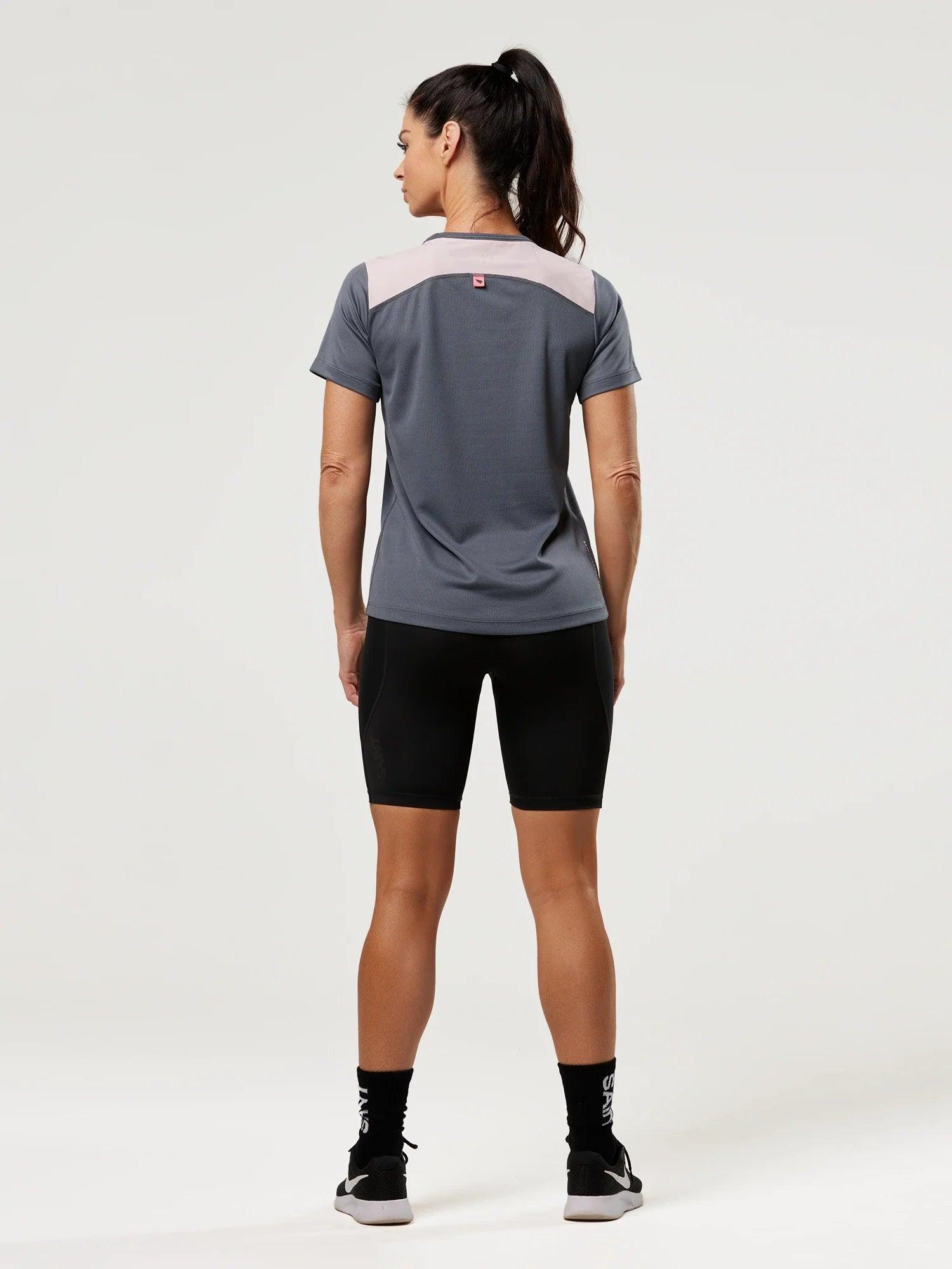Women's Training T-shirt - Charcoal | SA1NT LAYERS