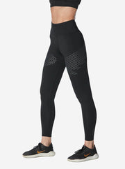 Women's Recovery Compression Tights - Black/Charcoal | SA1NT LAYERS